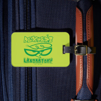 Etiqueta De Bagagem Logotipo de rosto do laboratório do Dexter