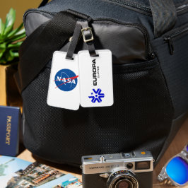 Etiqueta De Bagagem Logotipo do Cliente Europa da NASA, frente e verso