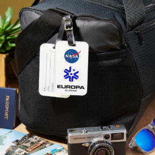 Etiqueta De Bagagem Logotipo do Clipper da NASA Europa