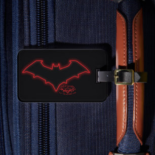 Etiqueta De Bagagem Logotipo do Gotham Knights Red Hood