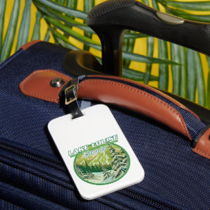 Etiqueta De Bagagem logotipo do Lago Louise Canadá