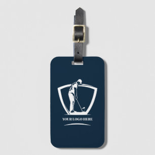 Etiqueta De Bagagem Logotipo do marinho Golf Tournament Swag Bag Tag