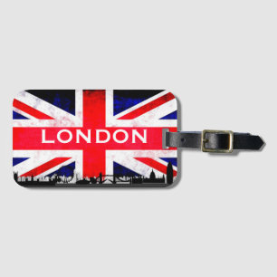 Etiqueta De Bagagem London Flag