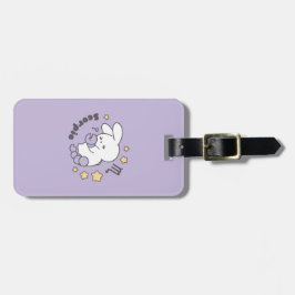 Etiqueta De Bagagem Loppitokki Bunny Abraçando Scorpio Zodiac Magic I