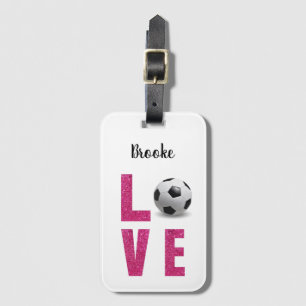 Etiqueta De Bagagem Love Soccer