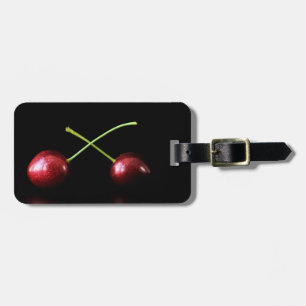 Etiqueta De Bagagem Ltcn de Detalhes Personalizáveis de Duas Cerejas