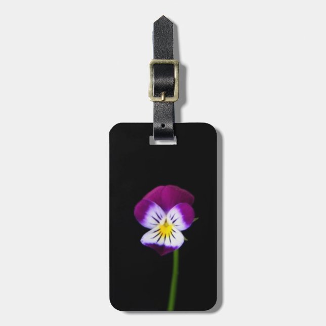 Etiqueta De Bagagem Ltcnm de cd violeta (Frente Vertical)