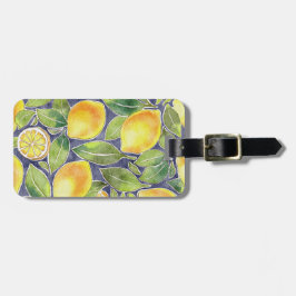 Etiqueta De Bagagem Lucky Lemon