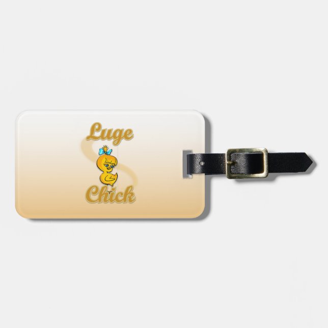 Etiqueta De Bagagem Luge Pintinho (Frente Horizontal)