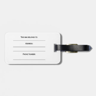 Etiqueta De Bagagem Luggage Tag
