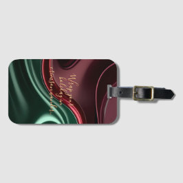 Etiqueta De Bagagem Luggage tag in stylish graphic