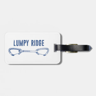 Etiqueta De Bagagem Lumpy Ridge Rock Climbing Quickdraw