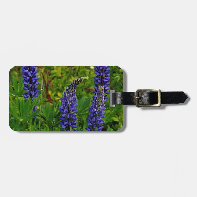 Etiqueta De Bagagem Lupines (Frente Horizontal)