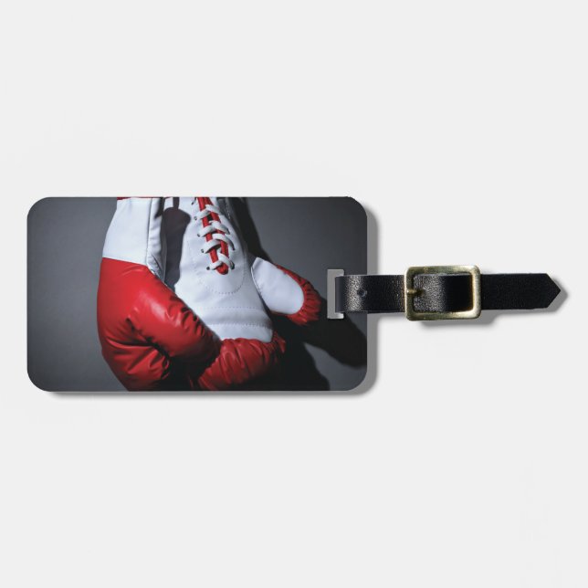Etiqueta De Bagagem Luvas de boxe (Frente Horizontal)