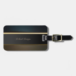 Etiqueta De Bagagem Luxo Elegante,Retro ,Listrado