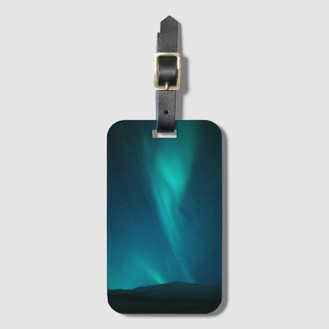 Etiqueta De Bagagem Luzes do norte (Frente Vertical)