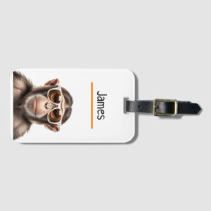 Etiqueta De Bagagem Macaco Personalizado