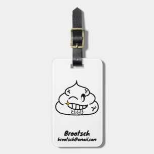 Etiqueta De Bagagem Macho Poop - Brootsch, PooPoo