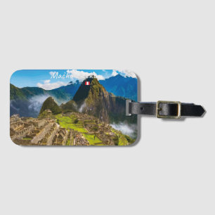 Etiqueta De Bagagem Machu Picchu, Peru - Ruínas da Cidadela Inca
