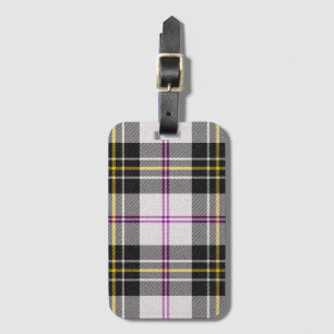 Etiqueta De Bagagem MacPherson Dress Clan Tartan Patter de Xadrez Esco