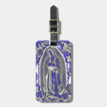 MADONNA DE BÊNÇÃOS DE GUADALUPE NO AZUL
