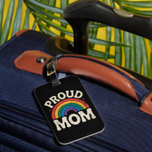 Etiqueta De Bagagem Mãe Orgulhosa LGBTQ Orgulho Gay Dia das Mães Arco-
