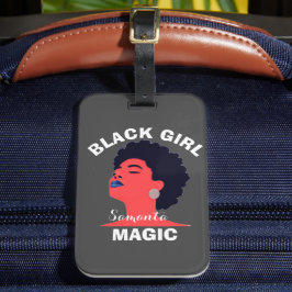 Etiqueta De Bagagem Mágica negra da história negra mês 2024