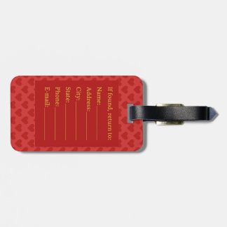 Etiqueta De Bagagem Magical Airways Heart Design Luggage Tag