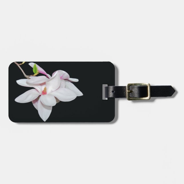 Etiqueta De Bagagem Magnésia Branca (Frente Horizontal)