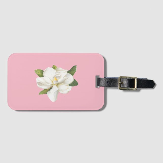 Etiqueta De Bagagem Magnolia Blossom (Frente Horizontal)