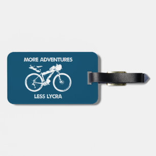 Etiqueta De Bagagem Mais Aventuras Menos Lycra Bikepacking