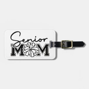 Etiqueta De Bagagem Mais velho Mãe Cheer Design 🎓 📣