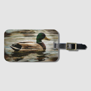 Etiqueta De Bagagem Mallard Duck