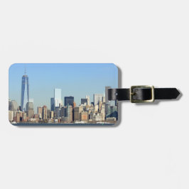 Etiqueta De Bagagem Manhattan Skyline Nova Iorque