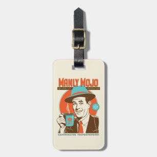 Etiqueta De Bagagem Manly Mojo Coffee