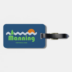 Etiqueta De Bagagem Manning Provincial Park Retro