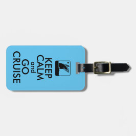 Etiqueta De Bagagem Mantenha o cruzeiro calmo