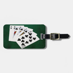 Etiqueta De Bagagem Mãos-Poker - Royal Flush - Acessórios para Pistas