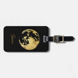 Etiqueta De Bagagem Mapa simples de Ouros modernos