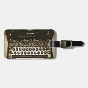 Etiqueta De Bagagem Máquina de escrever
