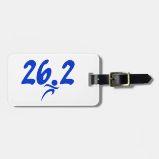 Etiqueta De Bagagem Maratona do azul 26,2