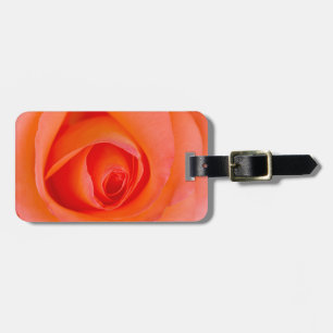 Etiqueta De Bagagem Maravilhoso Rosa Laranja Bud