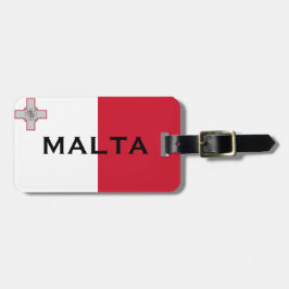 Etiqueta De Bagagem Marca Bagagem de Malta