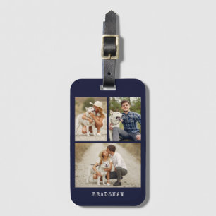 Etiqueta De Bagagem Marca de Bagagem da Galeria de Fotografias Moderna
