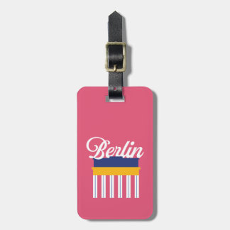 Etiqueta De Bagagem Marca de Bagagem de Berlim