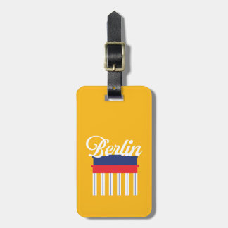 Etiqueta De Bagagem Marca de Bagagem de Berlim