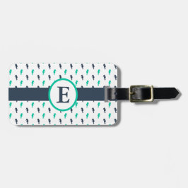 Etiqueta De Bagagem Marca de bagagem do cavalo monograma