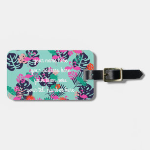 Etiqueta De Bagagem Marca de bagagem Flamingo Personalizada