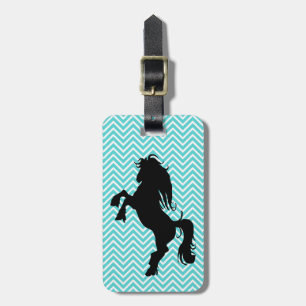 Etiqueta De Bagagem Marca de Bagagem Personalizada Chic Chevron
