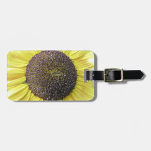 Etiqueta De Bagagem Marca de Bagagem Personalizada de Girassol Amarelo